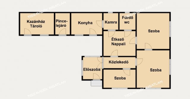 Eladó családi ház, Nagykörűn 25.99 M Ft, 3 szobás