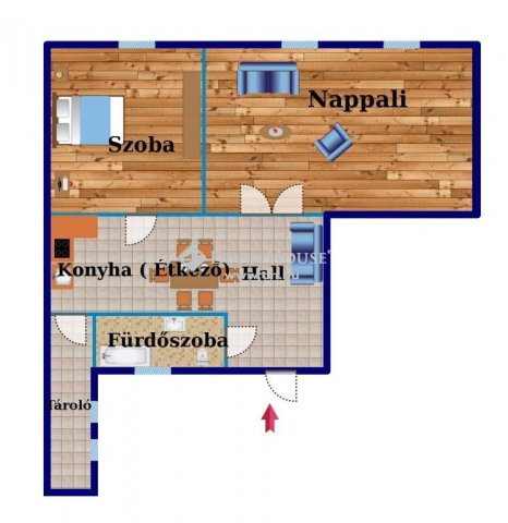 Eladó téglalakás, Budapesten, V. kerületben 149 M Ft, 2 szobás