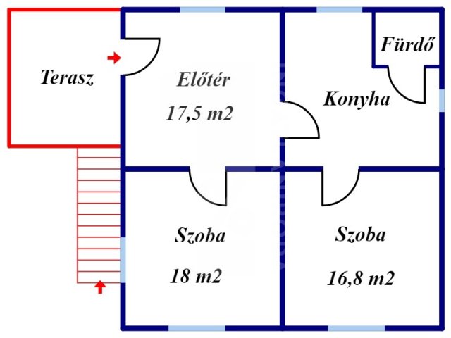 Eladó családi ház, Pécsváradon 22.5 M Ft, 2 szobás