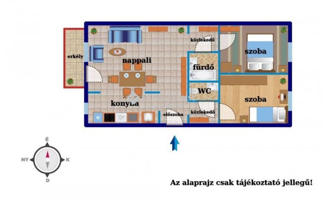 Eladó panellakás, Veszprémben 39.5 M Ft, 1+2 szobás