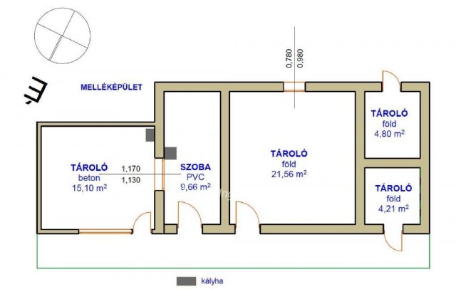 Eladó családi ház, Tiszafüreden 21.5 M Ft, 2+1 szobás