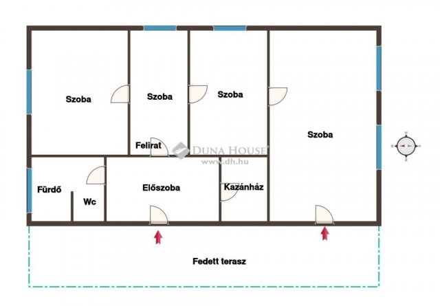 Eladó családi ház, Tiszasason 19.9 M Ft, 4 szobás