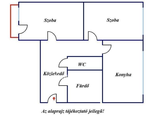 Eladó panellakás, Nyíregyházán 41.1 M Ft, 2 szobás