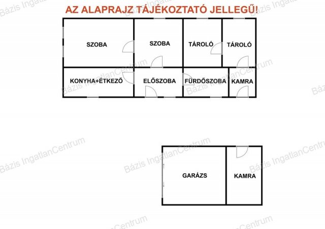 Eladó mezogazdasagi ingatlan, Bácsalmáson 4.9 M Ft, 2 szobás