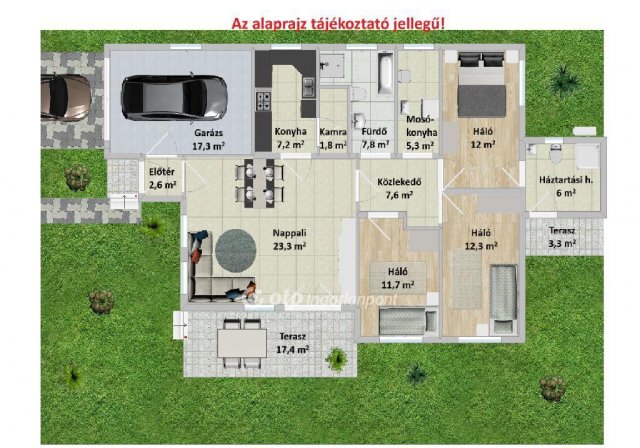 Eladó ikerház, Velencén 127 M Ft, 4 szobás