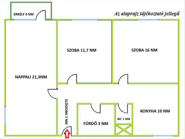 Eladó panellakás, Budapesten, XV. kerületben 75 M Ft, 2+1 szobás