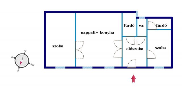 Eladó téglalakás, Budapesten, VIII. kerületben, Rákóczi úton