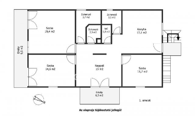 Eladó téglalakás, Siófokon 38 M Ft, 4 szobás