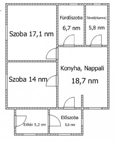 Eladó családi ház, Csabrendeken 4.9 M Ft, 2 szobás