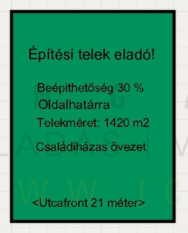 Eladó telek, Mórahalmon 15 M Ft / költözzbe.hu