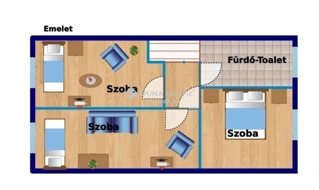 Eladó sorház, Szajkon 69 M Ft, 4 szobás / költözzbe.hu