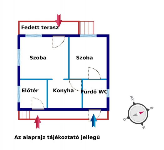 Eladó nyaraló, Délegyházán 46 M Ft, 3 szobás