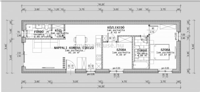 Eladó családi ház, Diósdon 89.5 M Ft, 3 szobás