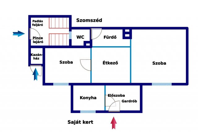 Eladó családi ház, Budapesten, IX. kerületben 64.9 M Ft