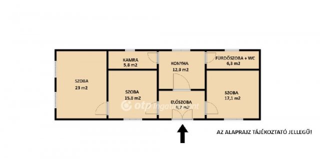 Eladó családi ház, Tótvázsonyban 51 M Ft, 3 szobás