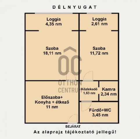 Eladó panellakás, Budapesten, III. kerületben 57.9 M Ft, 2 szobás