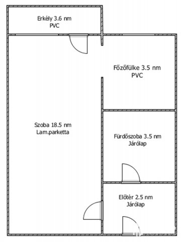 Eladó panellakás, Salgótarjánban 7 M Ft, 1 szobás