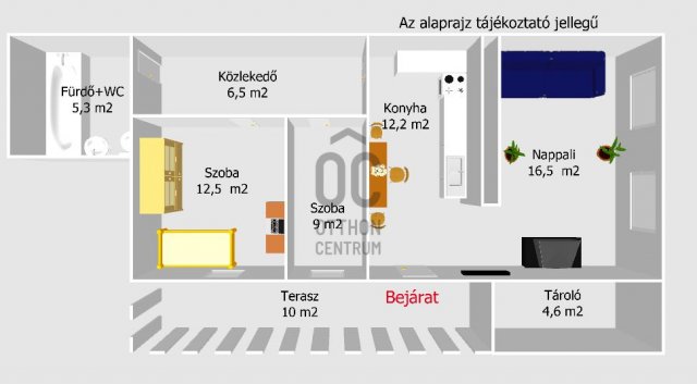 Eladó téglalakás, Budapesten, XXII. kerületben 84.9 M Ft