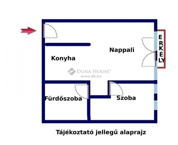 Eladó téglalakás, Budapesten, VIII. kerületben 79 M Ft, 2 szobás
