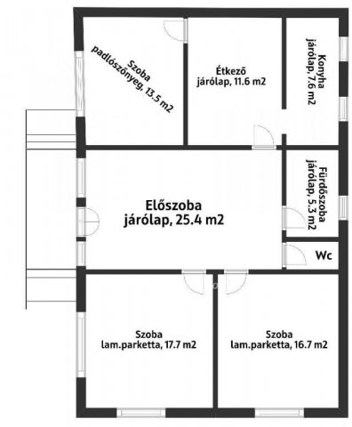 Eladó családi ház, Tiszakeszin 16 M Ft, 3 szobás