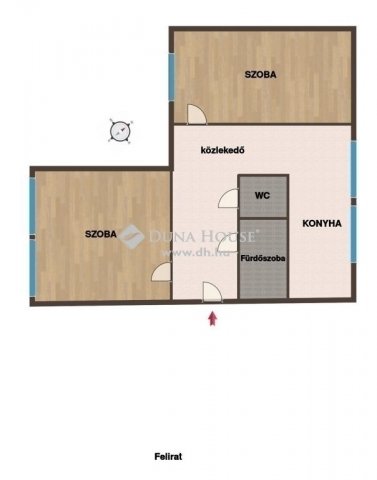Eladó panellakás, Kecskeméten 39.9 M Ft, 2 szobás
