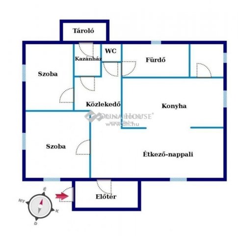 Eladó családi ház, Ladánybenén 49.99 M Ft, 3 szobás