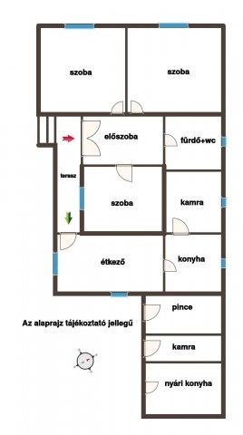 Eladó családi ház, Bagon 46.99 M Ft, 3 szobás
