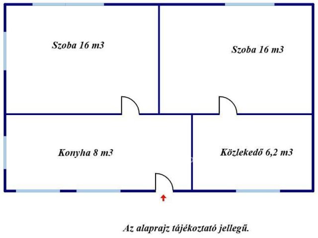 Eladó családi ház, Cibakházán 6.6 M Ft, 2 szobás