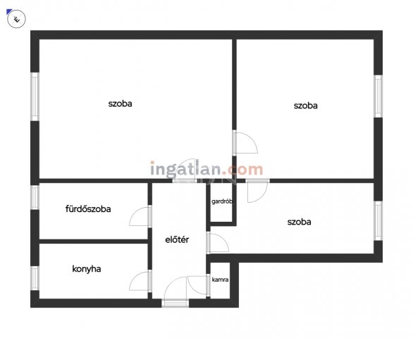 Eladó téglalakás, Szombathelyen 43 M Ft, 3 szobás