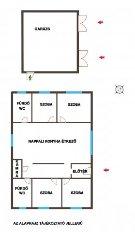 Eladó családi ház, Székesfehérvárott 75 M Ft, 5 szobás