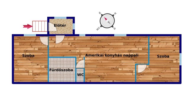 Eladó családi ház, Királyszentistvánon 44.9 M Ft, 3 szobás