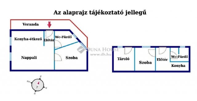 Eladó családi ház, Csömörön 59.999 M Ft, 2 szobás