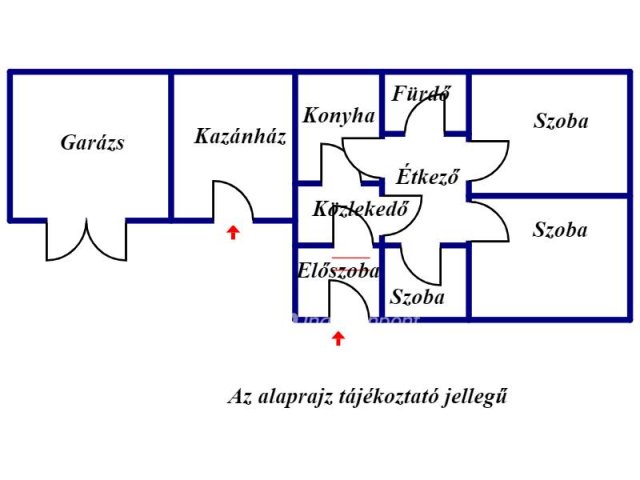 Eladó családi ház, Bágyogszováton 39 M Ft, 2+1 szobás