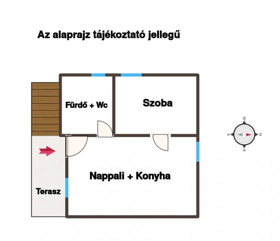 Eladó nyaraló, Dömsödön 22 M Ft, 2 szobás