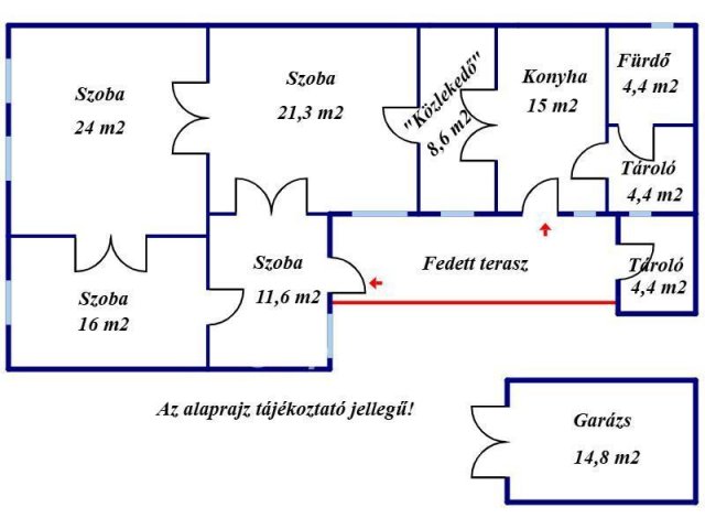 Eladó családi ház, Baján 41 M Ft, 4 szobás