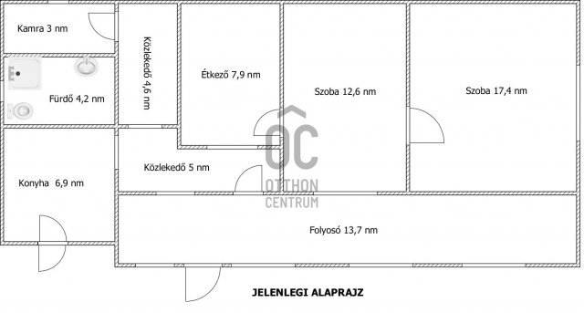 Eladó családi ház, Németkéren 12.9 M Ft, 2 szobás