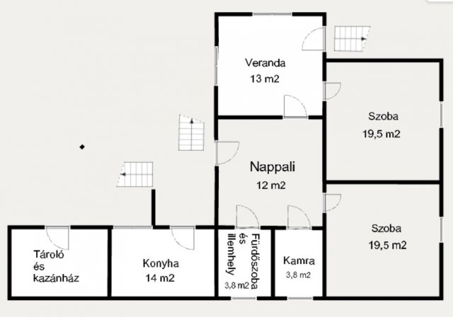 Eladó családi ház, Ónodon, Rákóczi utcában 19.9 M Ft