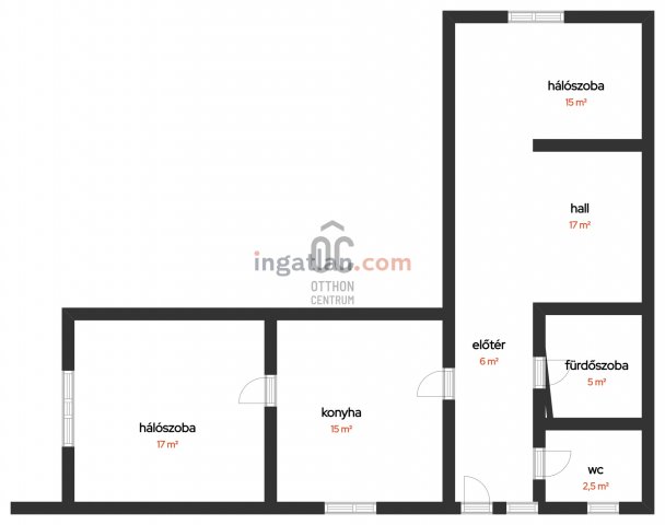 Eladó téglalakás, Budaörsön 84.5 M Ft, 3 szobás