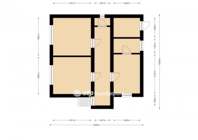 Eladó családi ház, Sokorópátkán 19.9 M Ft, 2 szobás