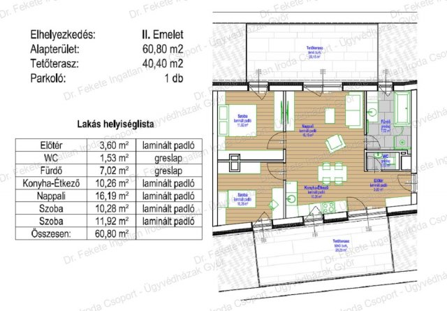 Eladó téglalakás, Mosonmagyaróváron 76.75 M Ft, 3 szobás