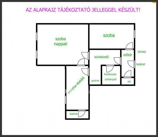 Eladó téglalakás, Debrecenben, Piac utcában 78 M Ft, 2 szobás