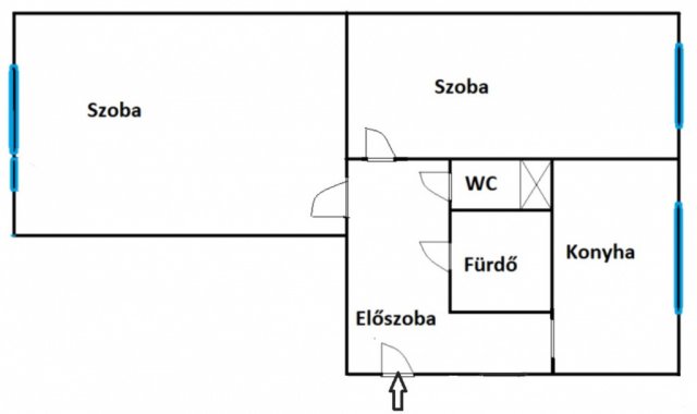 Eladó téglalakás, Budapesten, XV. kerületben, Zsókavár utcában