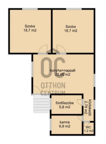 Eladó családi ház, Szepetneken 12 M Ft, 3 szobás