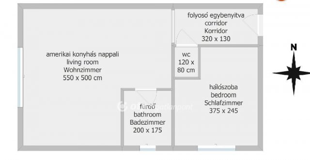 Eladó téglalakás, Salgótarjánban 18.5 M Ft, 1+1 szobás