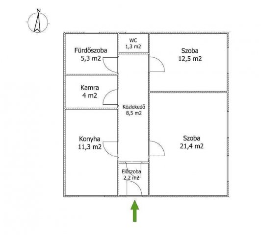 Eladó családi ház, Szegeden 84.3 M Ft, 3 szobás