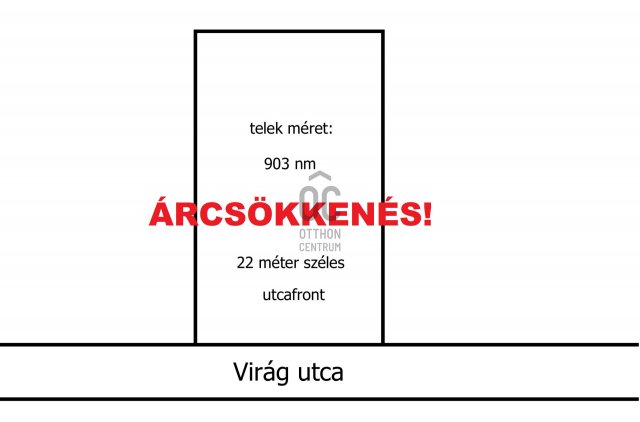 Eladó telek, Ajakon 1.69 M Ft / költözzbe.hu