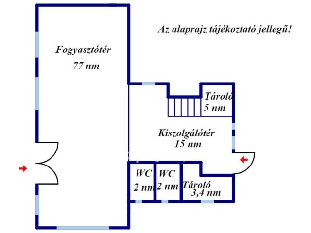 Eladó üzlethelyiség, Budapesten, IX. kerületben 128.9 M Ft