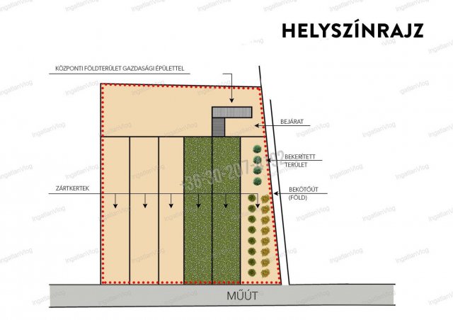 Eladó telek, Üllésen 11 M Ft / költözzbe.hu