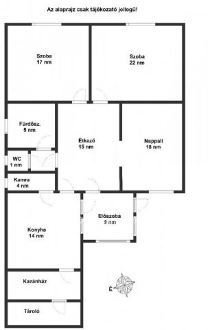 Eladó családi ház, Cegléden 59.5 M Ft, 3 szobás