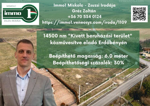 Eladó telek, Erdőbényén 69 M Ft / költözzbe.hu